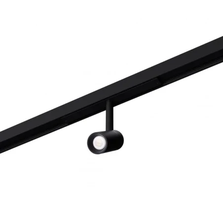 Oswietlenie-szynowe - karo 1 czarny led 3000k 6w 480lm 