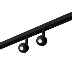 Oswietlenie-szynowe - noxe 2 czarny led 3000k 14w 1120lm