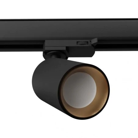Oswietlenie-szynowe - tiva czarny gu10 4000k 7w 550lm 