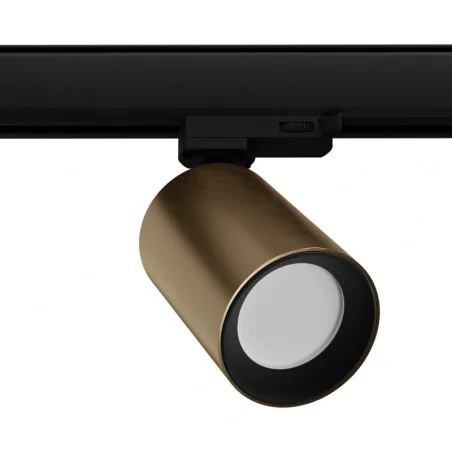 Oswietlenie-szynowe - tiva szczotkowany mosiądz gu10 4000k 7w 550lm 