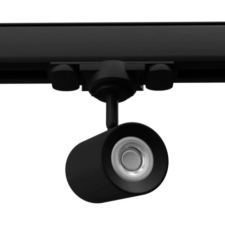 Oswietlenie-szynowe - ossi czarny gu10 3000k 7w 540lm 