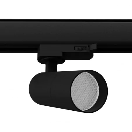 Oswietlenie-szynowe - lara czarny gu10 4000k 7w 550lm 