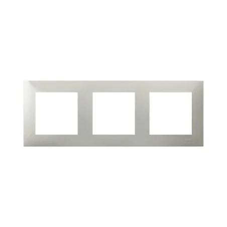 Ramki-potrojne - ramka potrójna kaszmirowy beż do gniazd i włączników szafir ospel r-3z/83 