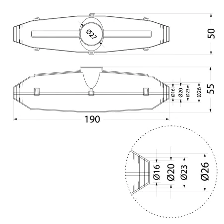 Tasmy-izolacyjne - mufa instalacyjna żywiczna mm11 16-26 mm komplet żywica 200ml 39.11 gelebox 