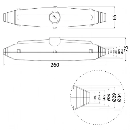 Tasmy-izolacyjne - mufa instalacyjna żywiczna mm12 16-34 mm komplet żywica z taśmą 390ml gelebox 