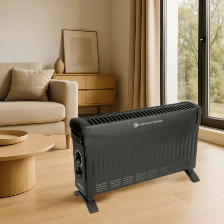 Grzejniki-konwektorowe - grzejnik konwektorowy elektryczny z termostatem i regulacją mocy vo2456 volteno 