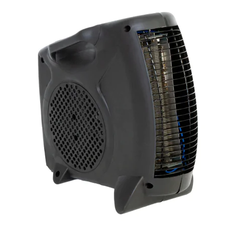 Farelki - termowentylator stojąco-leżący mały grzejnik elektryczny farelka czarna 2000w vo2448 volteno 