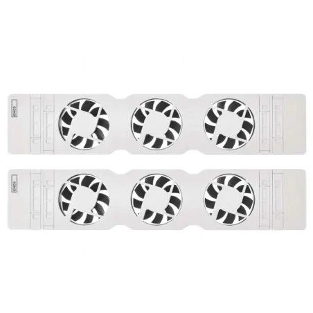 Farelki - p56pr2 termowentylator podgrzejnikowy wentylator pod grzejnik kaloryfer podwójny emos 