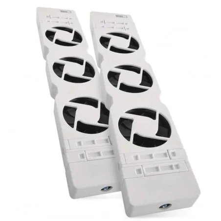 Farelki - p56pr2 termowentylator podgrzejnikowy wentylator pod grzejnik kaloryfer podwójny emos 