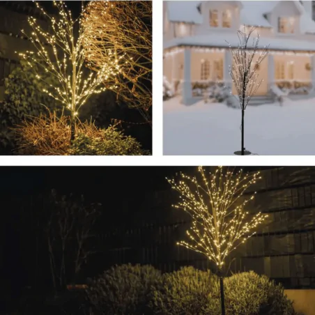 Dekoracje-swiateczne-led - drzewko led na zewnątrz i do wewnątrz ip44 ozdoba na święta bożego narodzenia 120cm ciepłe światło dctw30 emos 