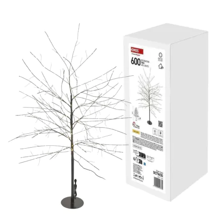 Dekoracje-swiateczne-led - drzewko led na zewnątrz i do wewnątrz ip44 ozdoba na święta bożego narodzenia 120cm ciepłe światło dctw30 emos 