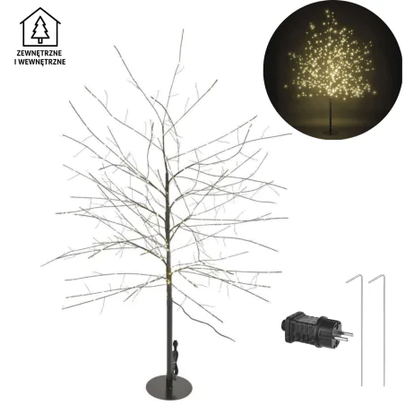 Dekoracje-swiateczne-led - drzewko led na zewnątrz i do wewnątrz ip44 ozdoba na święta bożego narodzenia 120cm ciepłe światło dctw30 emos 