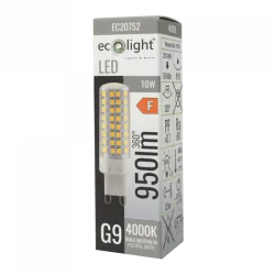Gwint-trzonek-g9 - mocna żarówka led g9 10w neutralna 3000k 950lm ec20752 eco-light 