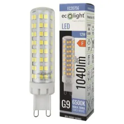 Gwint-trzonek-g9 - żarówka led g9 12w zimna barwa 6500k mocna 1040lm ec20756 eco-light