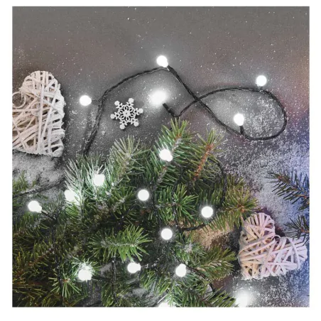 Oswietlenie-choinkowe - lampki na choinkę kulki led 200 cherry 20m zimna biel 8 programów ip44 d5ac23 emos 