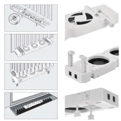 Farelki - p56pr1 termowentylator podgrzejnikowy wentylator pod grzejnik kaloryfer mono emos 