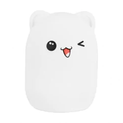 Oswietlenie-do-pokoju-dzieciecego - lampka nocna kolorowa led dla dziecka miękka bezprzewodowa bobo ideus 