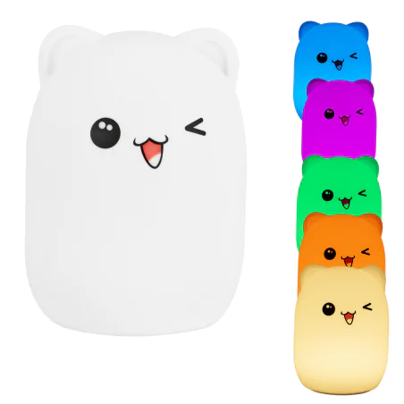 Oswietlenie-do-pokoju-dzieciecego - lampka nocna kolorowa led dla dziecka miękka bezprzewodowa bobo ideus  Oswietlenie-do-pokoju-dzieciecego - lampka nocna kolorowa led dla dziecka miękka bezprzewodowa bobo ideus