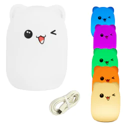Oswietlenie-do-pokoju-dzieciecego - lampka nocna kolorowa led dla dziecka miękka bezprzewodowa bobo ideus Oswietlenie-do-pokoju-dzieciecego - lampka nocna kolorowa led dla dziecka miękka bezprzewodowa bobo ideus