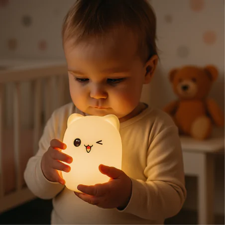Oswietlenie-do-pokoju-dzieciecego - lampka nocna kolorowa led dla dziecka miękka bezprzewodowa bobo ideus  Oswietlenie-do-pokoju-dzieciecego - lampka nocna kolorowa led dla dziecka miękka bezprzewodowa bobo ideus