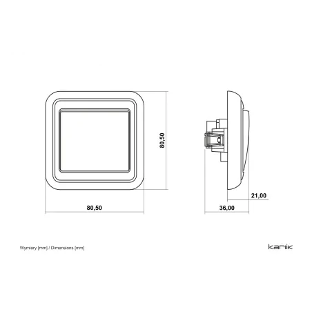 Wlaczniki-i-przyciski-dzwonkowe - 4wpt-4 przycisk dzwonkowy zwierny włącznik do dzwonka brązowy liza karlik 