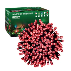 Oswietlenie-choinkowe - lampki choinkowe wewnętrzne led 100 czerwone światełka na choinkę inq Oswietlenie-choinkowe - lampki choinkowe wewnętrzne led 100 czerwone światełka na choinkę inq