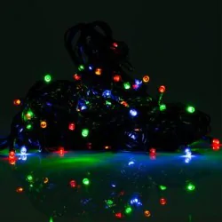 Oswietlenie-choinkowe - wielokolorowe lampki choinkowe 100 led światełka na choinkę multikolor ip20 inq 