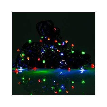 Oswietlenie-choinkowe - wielokolorowe lampki choinkowe 100 led światełka na choinkę multikolor ip20 inq 