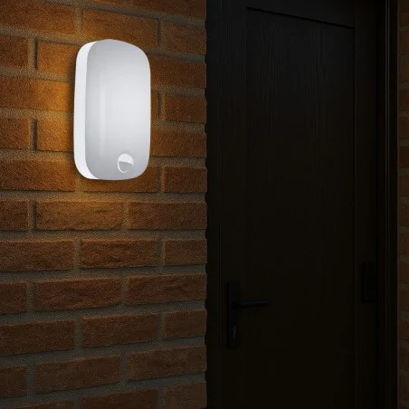 Kinkiety-ogrodowe - oprawa led hermetyczna z czujnikiem ruchu lampa zewnętrzna pir 15w abel 04354 ip65  ideus 