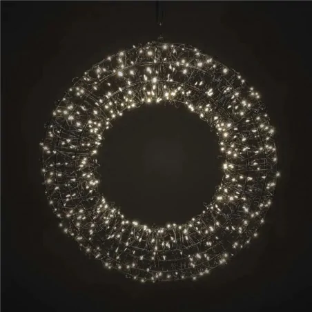 Dekoracje-swiateczne-led - wianek świąteczny na drzwi dekoracja wieniec bożonarodzeniowy emos dctw34 