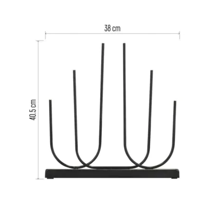 Dekoracje-swiateczne-led - świecznik led czarny bezprzewodowy z ciepłym światłem 6 diod led prezent dekoracja świąteczna dcaw24 emos 