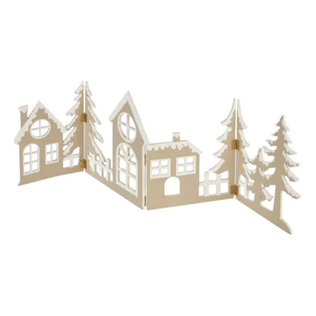 Dekoracje-swiateczne-led - dekoracja świąteczna wioska led bezprzewodowa z ciepłym światłem dcww41 emos 