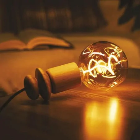 Zarowki-dekoracyjne - żarówka dekoracyjna ozdobna bursztynowa retro 4.5w ciepła e27  emos 