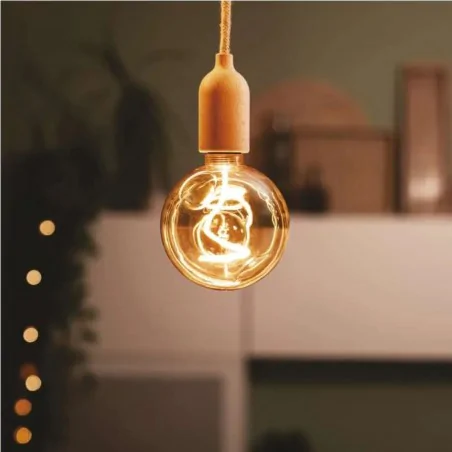 Zarowki-dekoracyjne - żarówka dekoracyjna ozdobna bursztynowa retro 4.5w ciepła e27  emos 