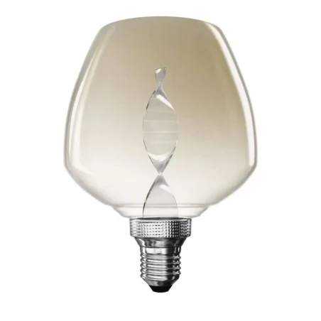 Zarowki-dekoracyjne - żarówka dekoracyjna ozdobna bursztynowa retro spirala 3,5w ciepła e27  emos 