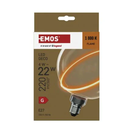 Zarowki-dekoracyjne - żarówka led dekoracyjna z ozdobnym okręgiem 4w ciepła e27 emos 