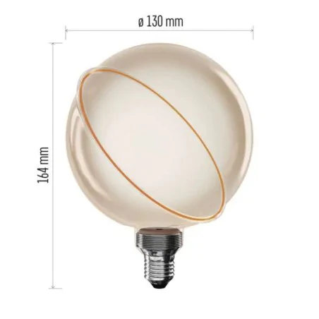Zarowki-dekoracyjne - żarówka led dekoracyjna z ozdobnym okręgiem 4w ciepła e27 emos 