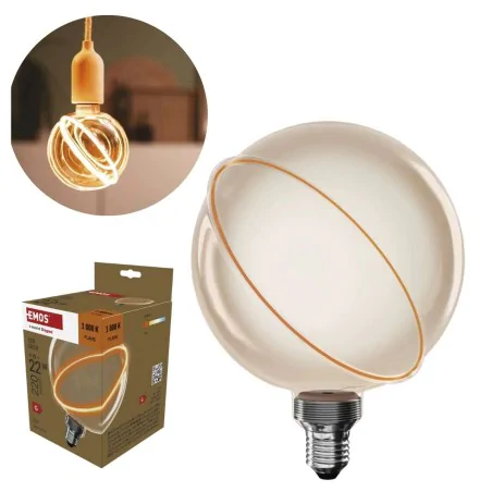 Zarowki-dekoracyjne - żarówka led dekoracyjna z ozdobnym okręgiem 4w ciepła e27 emos 