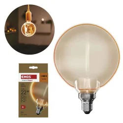 Zarowki-dekoracyjne - żarówka led ozdobna retro vintage złota 4w ciepła e27 emos