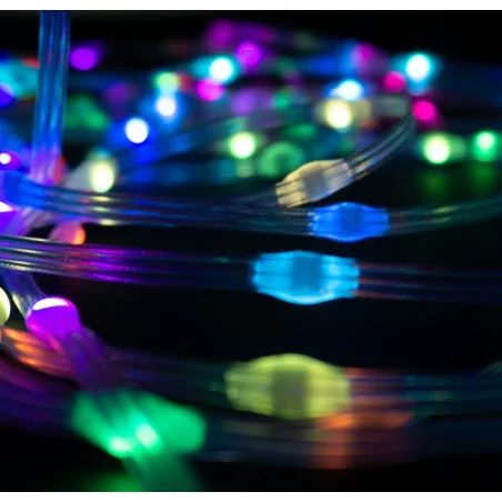 Tasmy-led - magiczna taśma led kolorowa sterowana telefonem 100 led wąż choinkowy na zewnątrz 5m ml61623 eco-light 