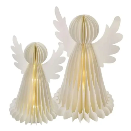 Dekoracje-swiateczne-led - papierowe świecące anioły led ozdoba na święta dcaw23 emos 