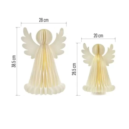 Dekoracje-swiateczne-led - papierowe świecące anioły led ozdoba na święta dcaw23 emos 