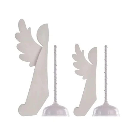 Dekoracje-swiateczne-led - papierowe świecące anioły led ozdoba na święta dcaw23 emos 