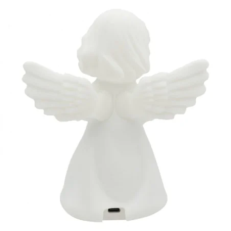 Dekoracje-swiateczne-led - lampka świąteczna na prezent świecący aniołek mw61106 interblue 