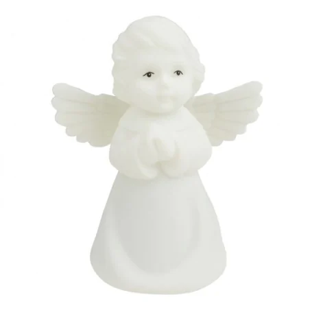 Dekoracje-swiateczne-led - lampka świąteczna na prezent świecący aniołek mw61106 interblue 