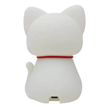 Oswietlenie-do-pokoju-dzieciecego - lampka nocna dziecięca kotek prezent dla niemowlaka miękki silikon mw61590 interblue 