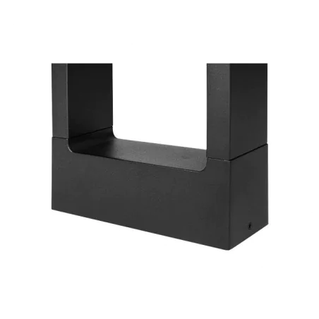 Lampy-ogrodowe-stojace - czarny słupek ogrodowy led zewnętrzny 80cm o mocy 7w neutralne światło rio 8811 lvt 