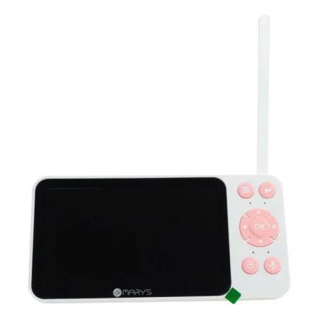 Lampki-nocne - różowa niania elektroniczna z kamerą obrotową i wyświetlaczem króliczek na prezent mw61500 interblue 