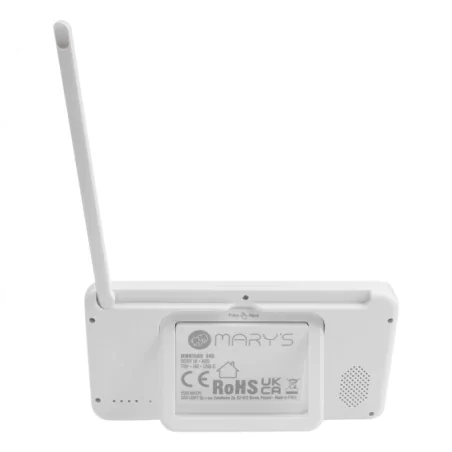 Lampki-nocne - różowa niania elektroniczna z kamerą obrotową i wyświetlaczem króliczek na prezent mw61500 interblue 