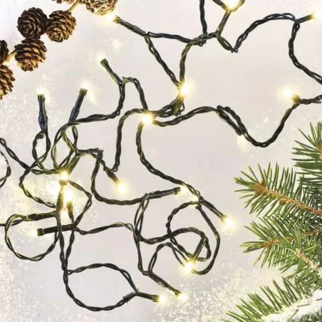 Oswietlenie-choinkowe - światełka na choinkę 8 metrów ciepłe światło 80led lampki choinkowe zewnętrzne emos 